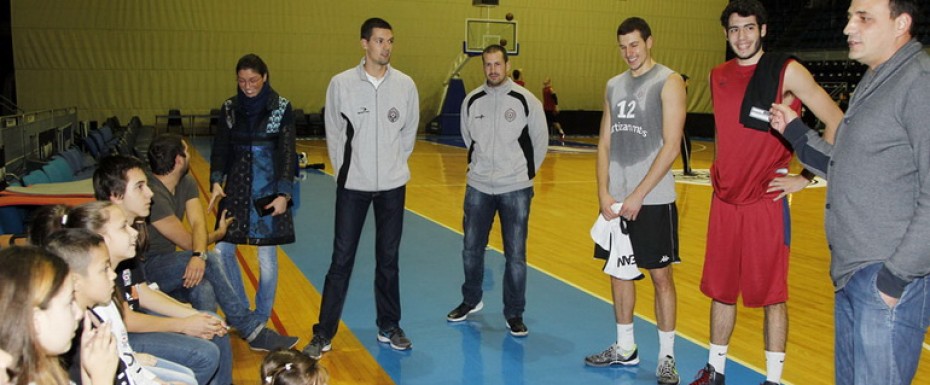 One Team druženje na treningu crno-belih i Barse