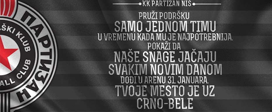 Top16: Partizan NIS - Lokomotiva, petak 20:45
