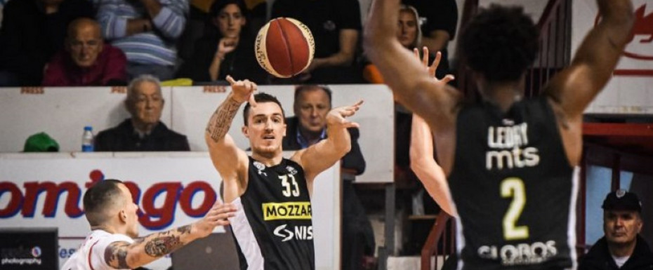 Pobeda Partizana Mozzart Bet u dvorani kraj Morave