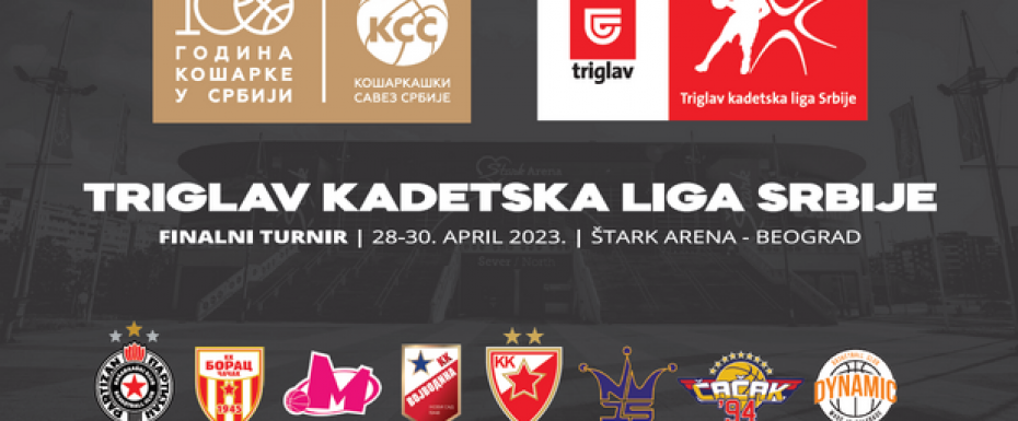 Finalni turnir kadetskog prvenstva Srbije u Štark areni, mečevi otvoreni za publiku