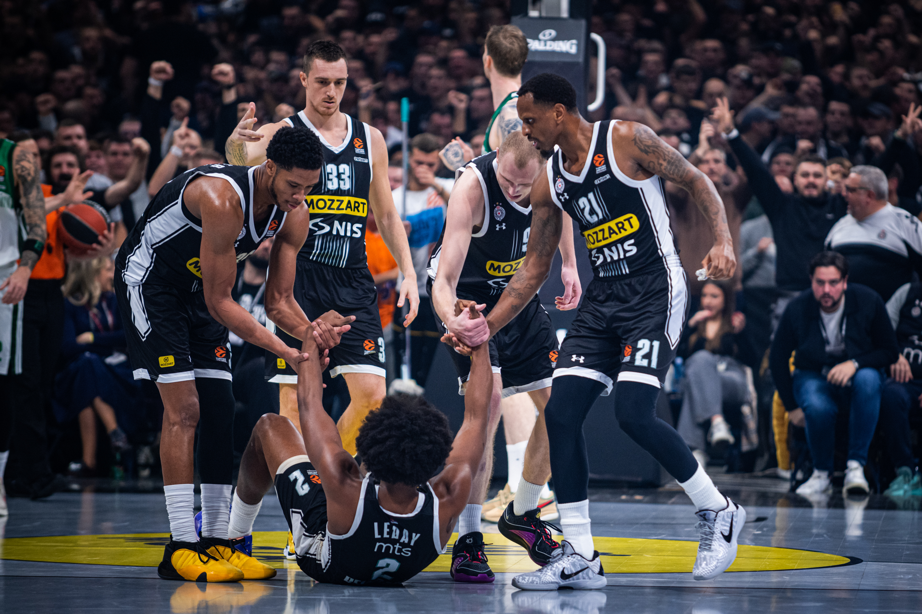 Partizan se podigao i izvojevao veliku pobedu protiv Panatinaikosa