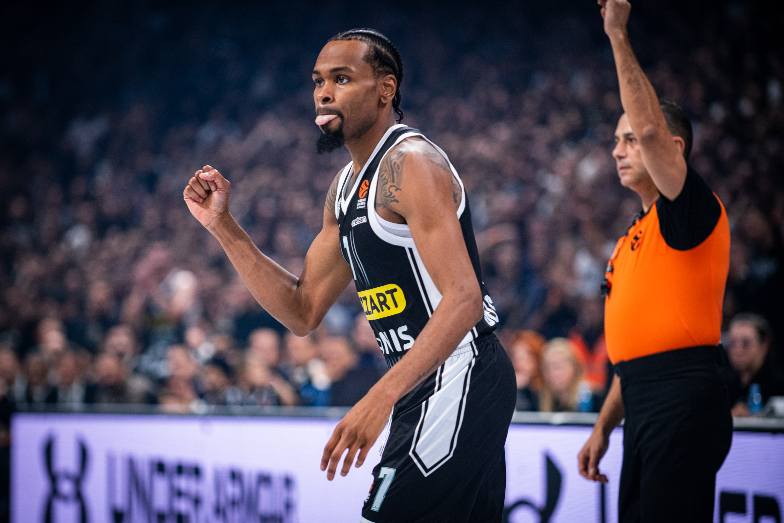 Partizan Mozzart Bet sutra protiv Monaka u Štark areni