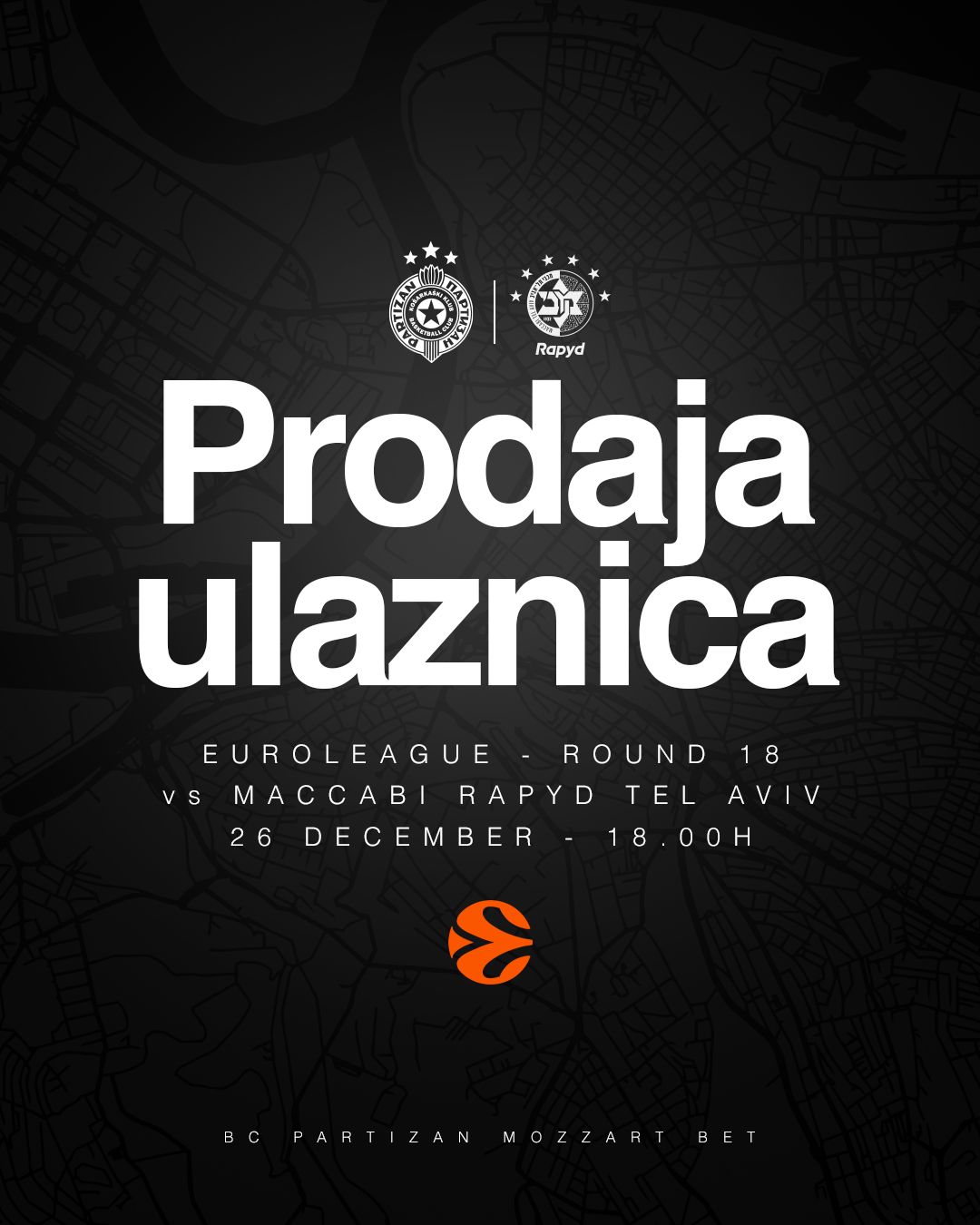 Sutra počinje prodaja dnevnih ulaznica za duel protiv Makabija