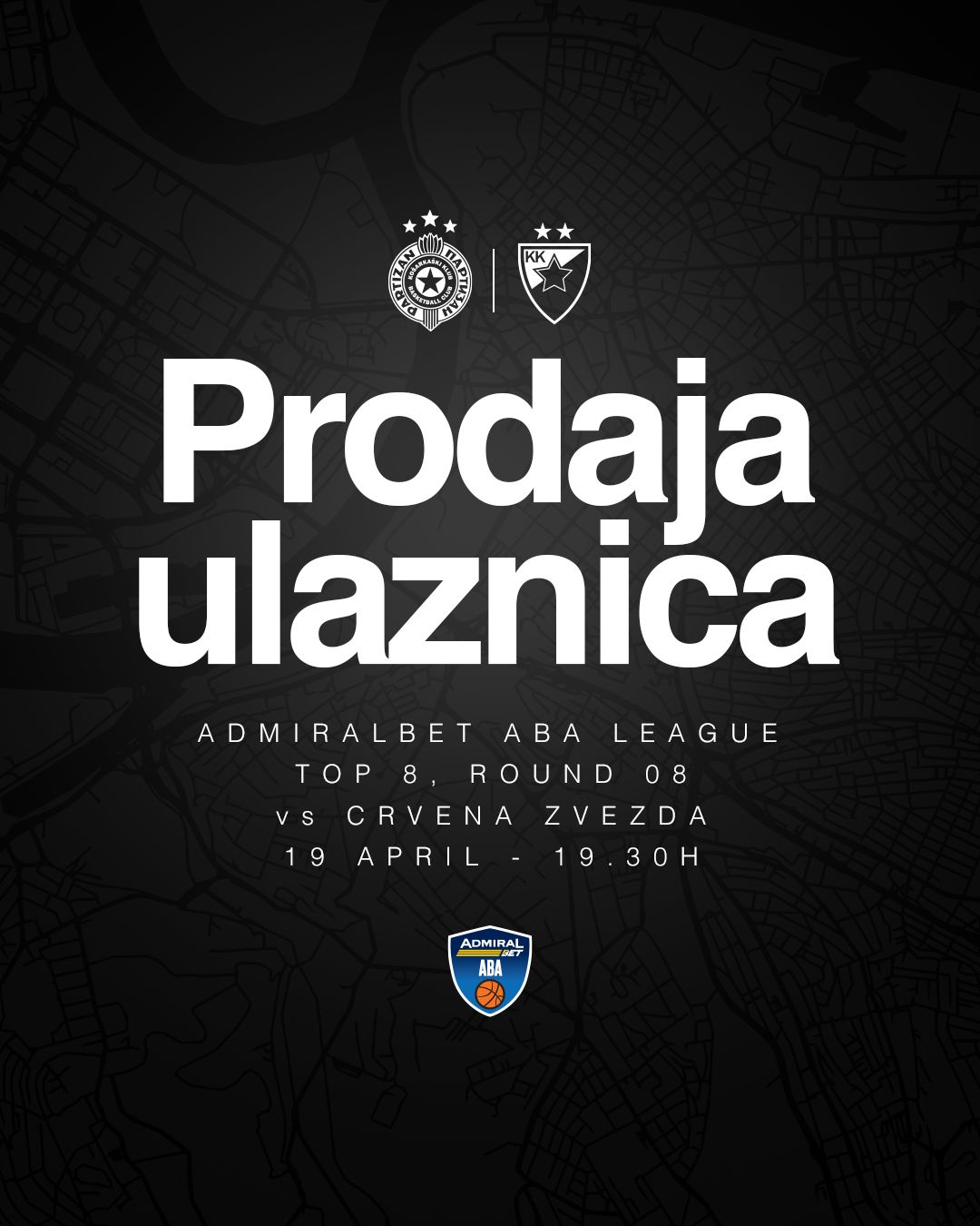 Danas od 17 časova počinje prodaja dnevnih ulaznica za duel protiv Crvene zvezde