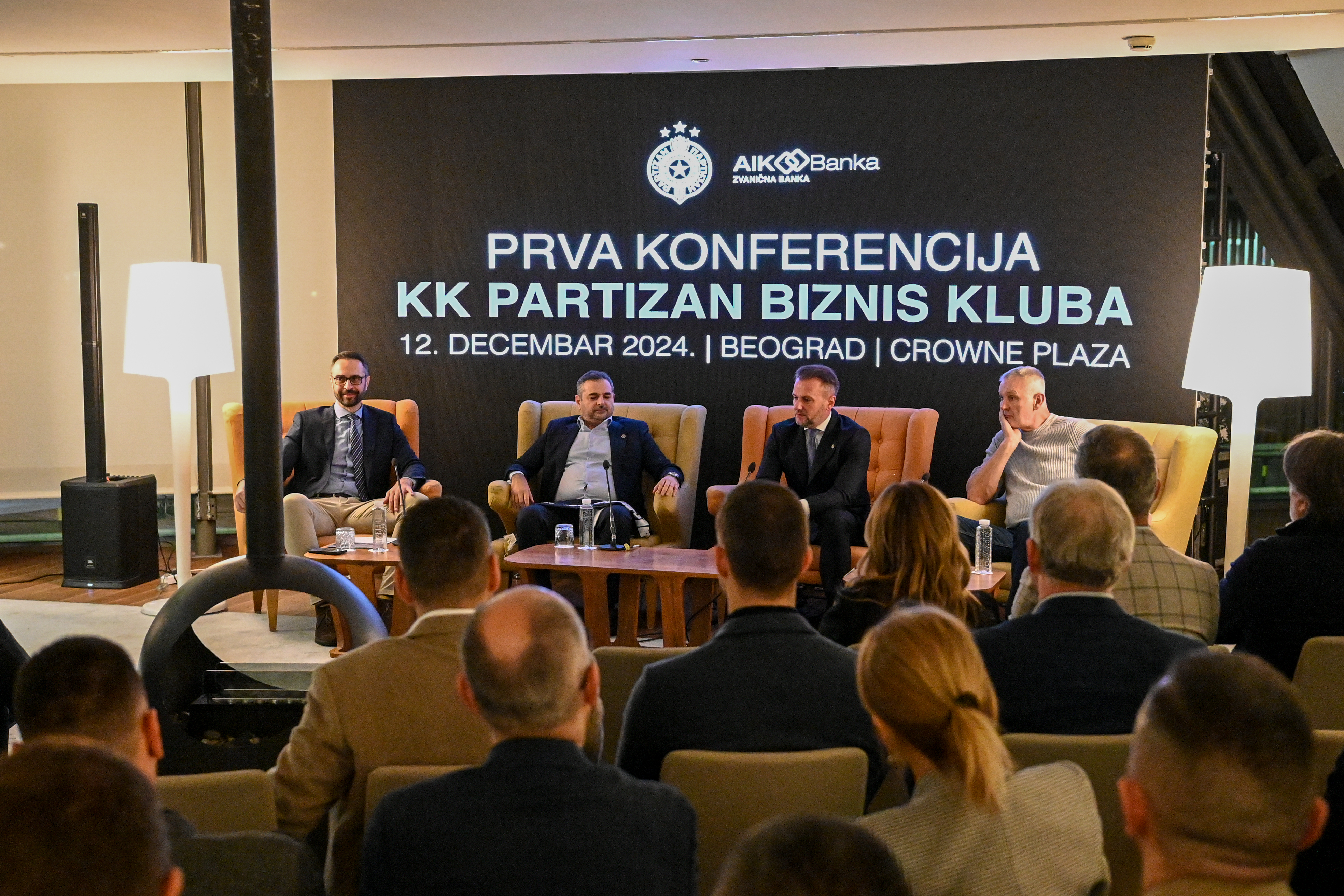 Prva konferencija Biznis kluba KK Partizan začinjena veoma važnom pobedom protiv Albe